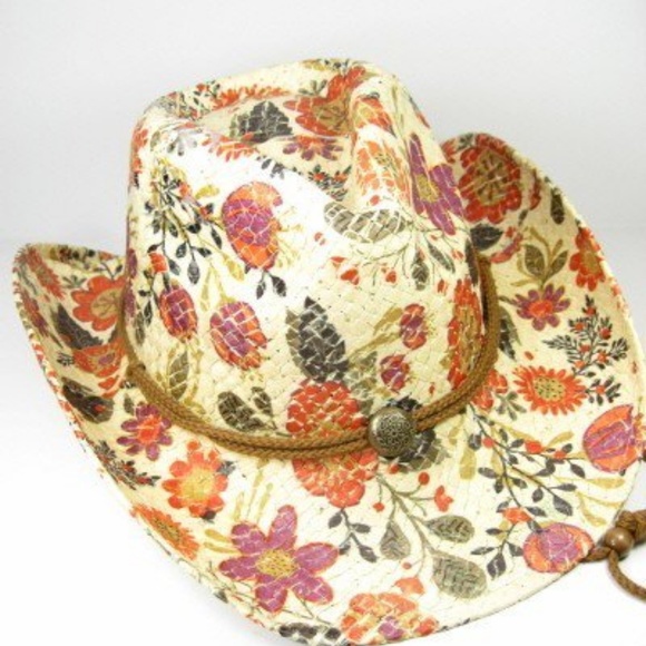 Floral Cowboy Hat - Picture 2 of 3